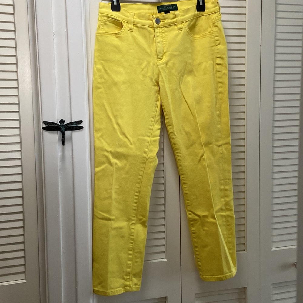 Lauren Ralph Lauren Yellow Jeans